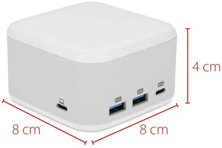 Produktbild LMP PowerDock Weiss (USB-C, 5 Ports)