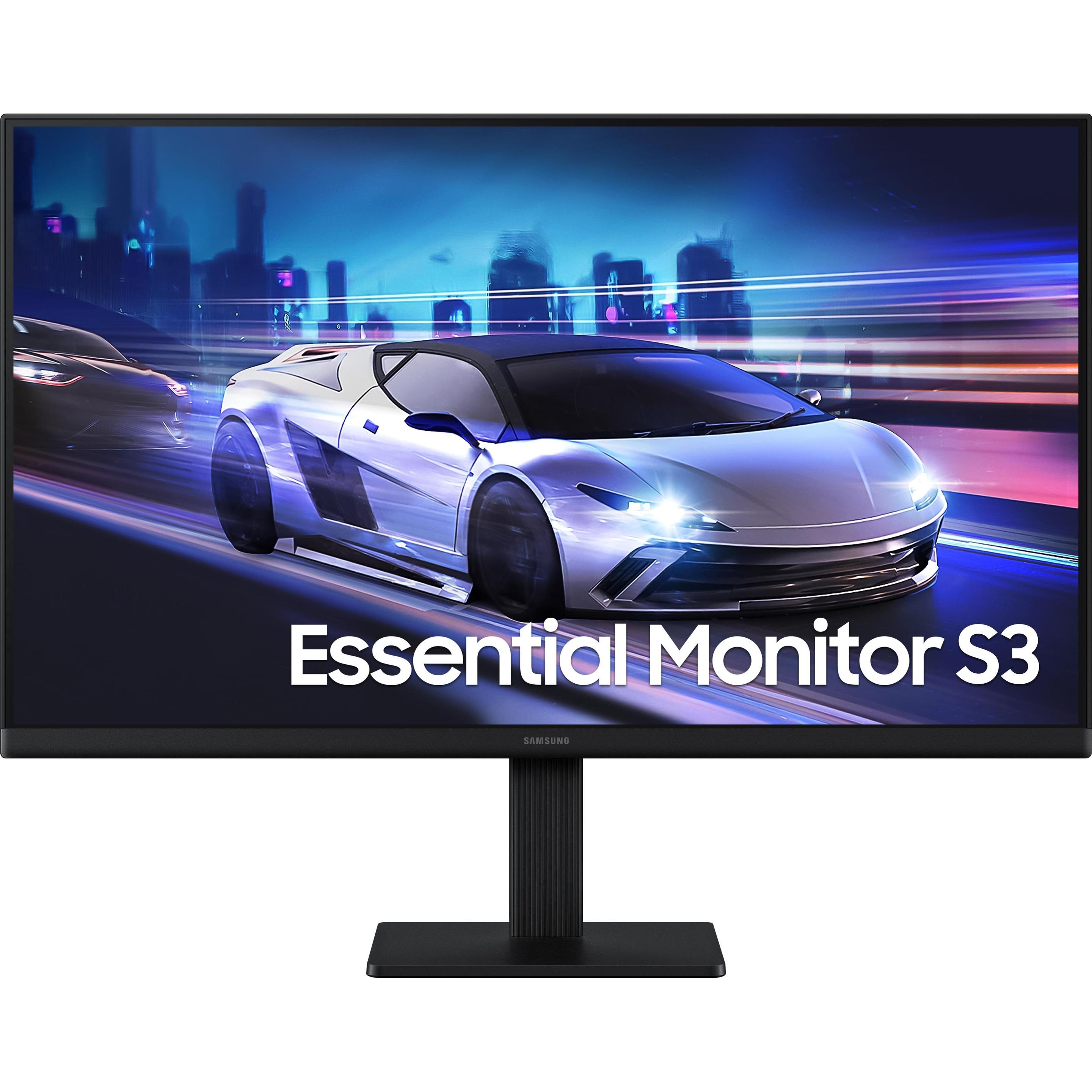 Samsung Essential – S32GF (1920 x 1080 Pixel, 24"), Monitor, Schwarz