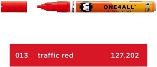 Produktbild Molotow Filzstift One4all 127HS traffic red 013 (Rot, 2 mm, 1 x)