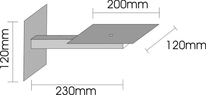 Immagine prodotto Huber Supporto a parete per cassetta delle lettere
