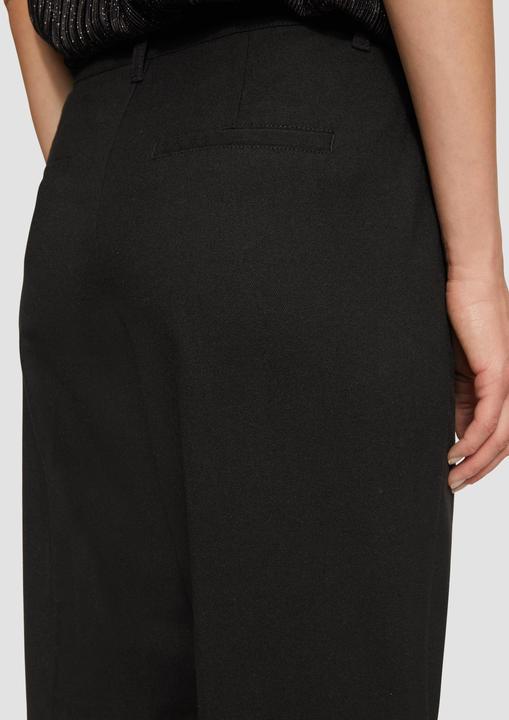 Produktbild S.Oliver Hose Stoffhose mit Wide Leg und Bügelfalten (36)