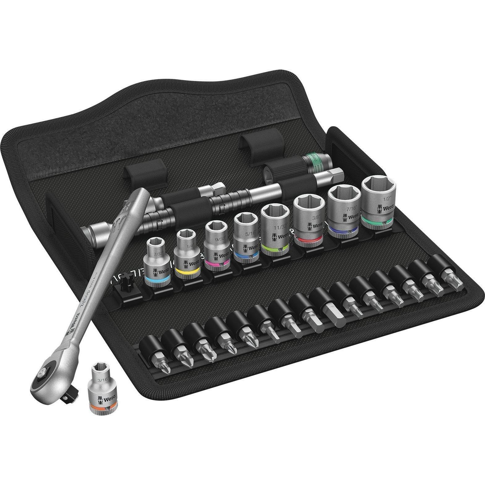 Thumbnail - Wera, Ratsche, 8100 SA 10 Zyklop Metal-Knarrensatz (1/4")