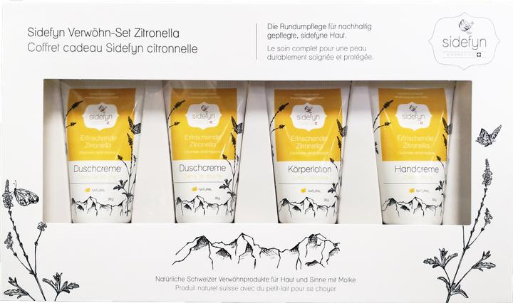 Immagine prodotto Sidefyn Cosmetics Set regalo - ZITRONELLA Set con 2 creme doccia, 1 crema corpo e 1 crema mani (Set per la cura del corpo)