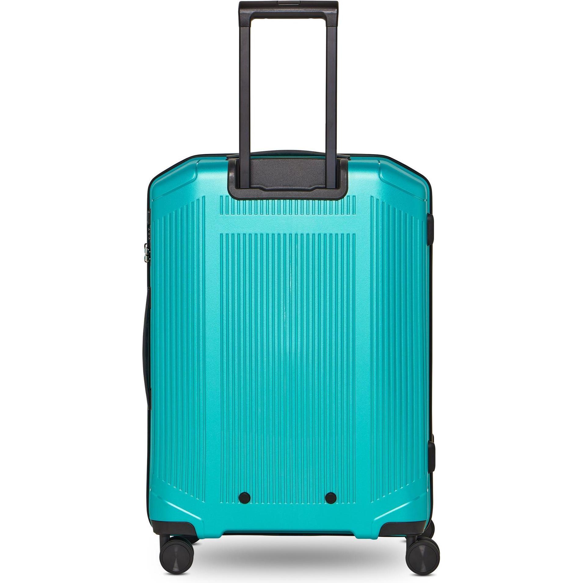 Smartbox, Koffer, Edition 02 4 Rollen Trolley M 66 cm, Türkis, (90 l, M (50 - 90l))