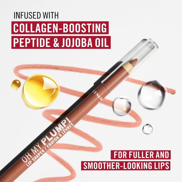 Actual product image Rimmel London Oh mein Plump! Lippenkonturenstift (Lip Shaper) 1,2 g - Farbton: 30 Oh Honey (#030 -Oh Honey, 030 Oh Honey)