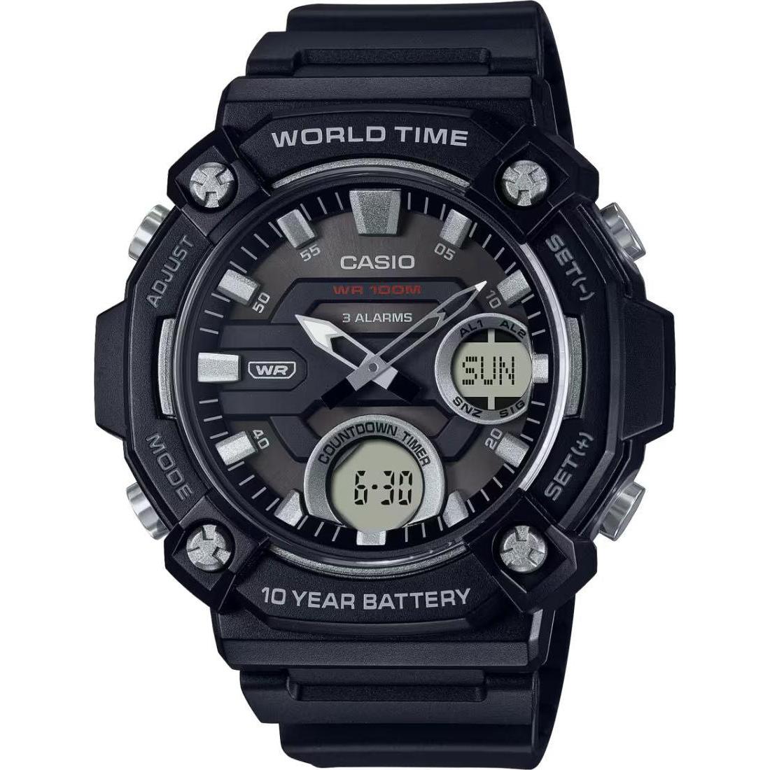 Casio, Orologio da polso, Herrenuhr AEQ-120W-1A, Nero