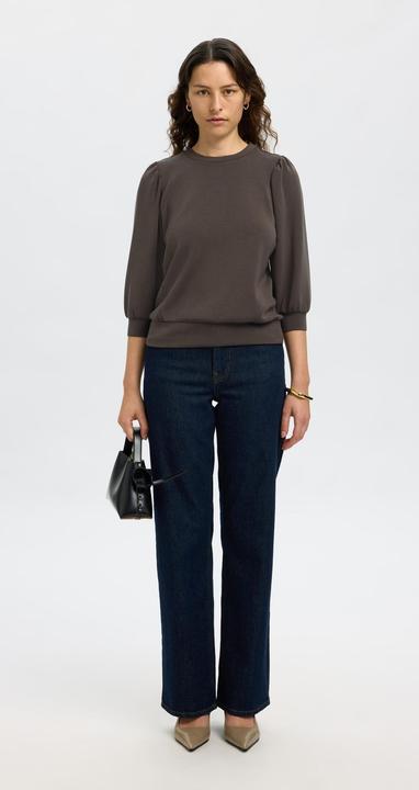Actual product image Selected Femme Slftenny 3/4 Sweat Top Noos (S)