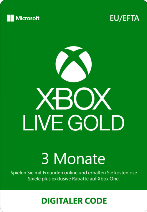 Microsoft Xbox Live Gold (3 months)