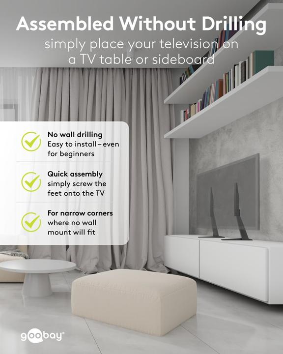 Produktbild Goobay TV-Standfüsse (50 kg, 32" - 70")