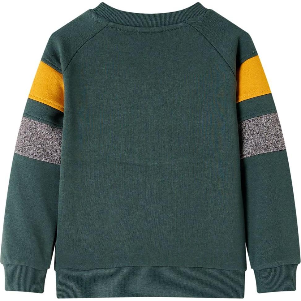 Thumbnail - VidaXL, Jungen, Pullover, Kinder-Sweatshirt Dunkelgrün 92,Material: 92 % Baumwolle. 8, Grün, (92)