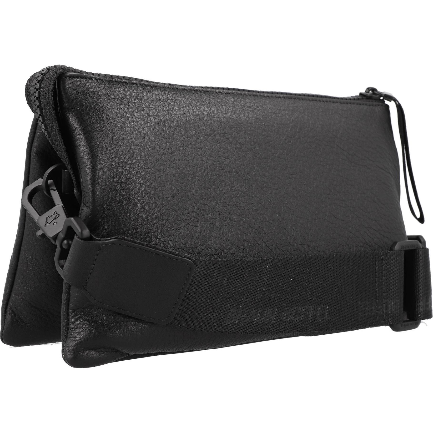Thumbnail - Braun Büffel, Handtasche, Capri Umhängetasche RFID Schutz Leder 23 cm, Schwarz