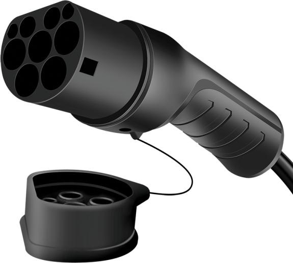 Produktbild LogiLink E-Auto-Ladekabel (Typ 2, 22 kW, 32 A, 10 m)
