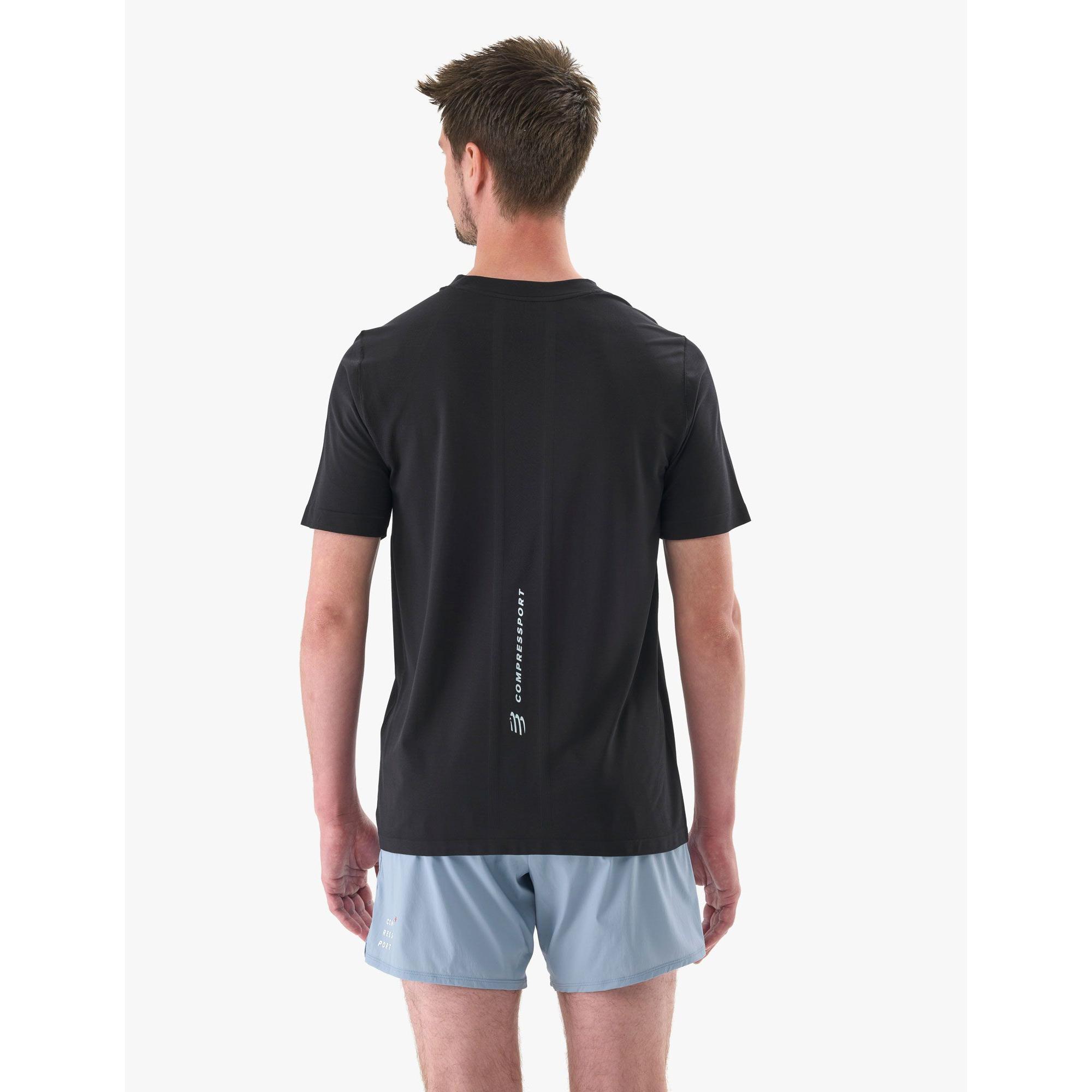 Thumbnail - Compressport, Herren, Sportshirt, Performance SS Tshirt M (XL), Schwarz, XL