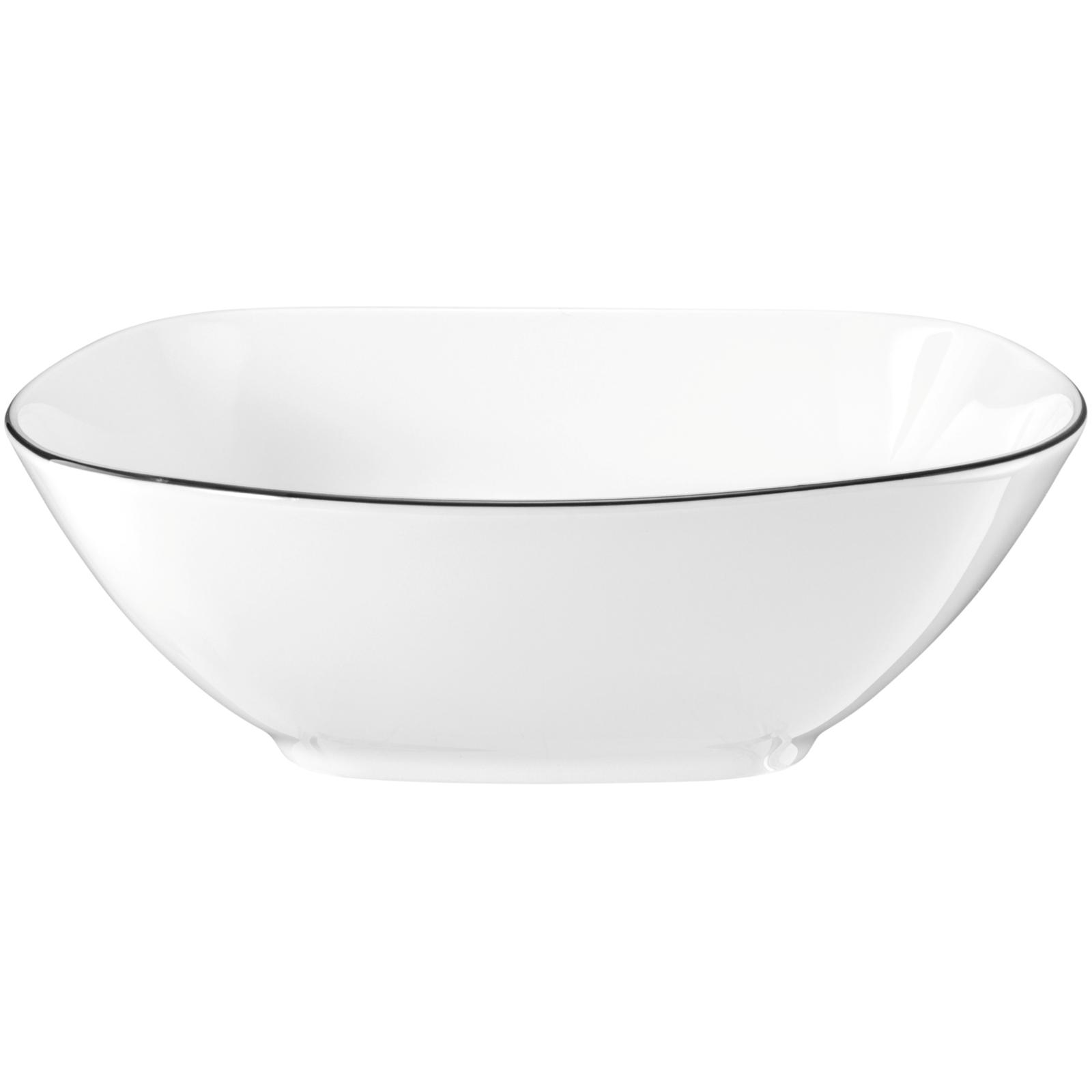 Seltmann Lido Black Line Schüssel, Schüssel + Schale, Weiss