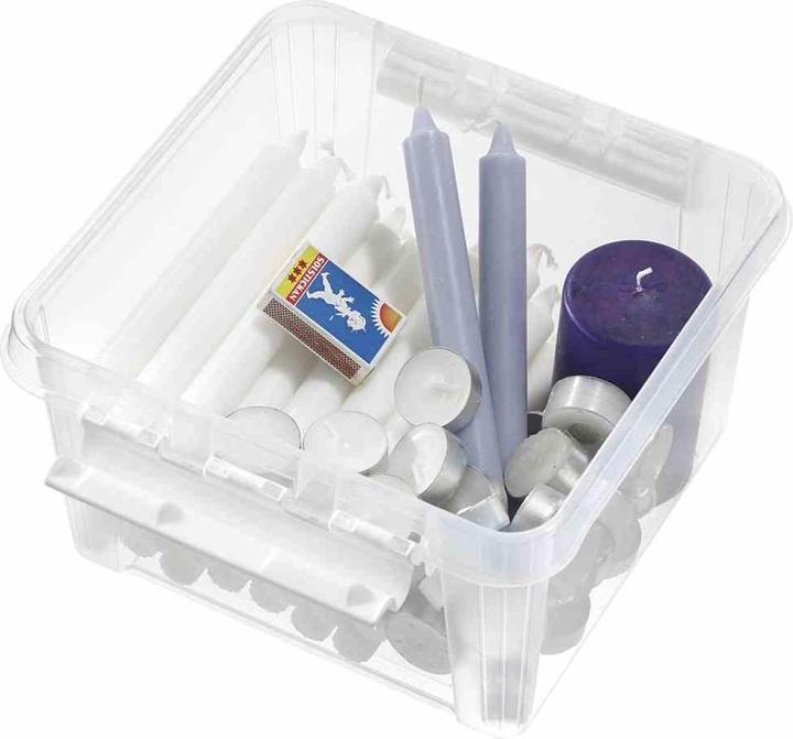 Productafbeelding Orthex Clipbox SmartStore Home van PP in kleur transparant, 28x28x17 cm inhoud: 8 l (28 cm, 8 l, 1x)