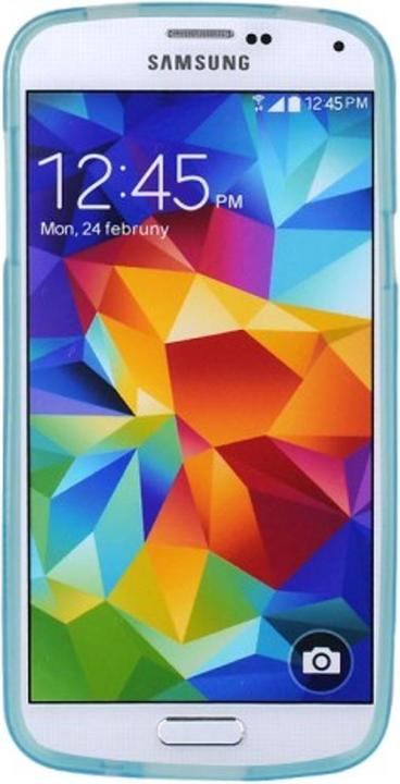 Produktbild König Design Handyhülle TPU Case für Samsung Galaxy S5 mini Hellblau (Samsung Galaxy S5 Mini)