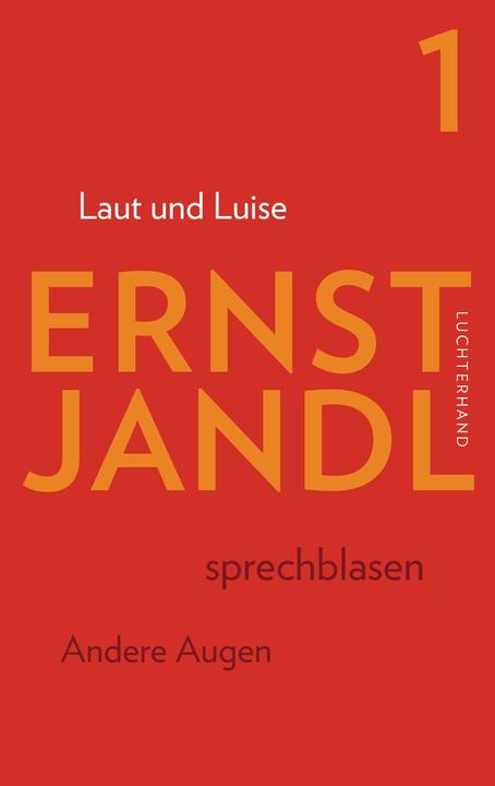 Produktbild Laut und Luise (Deutsch, Ernst Jandl, 2016)