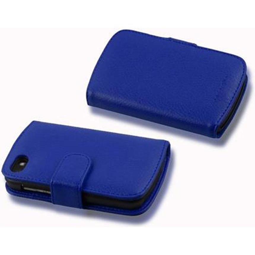 Thumbnail - Cadorabo Book mit Struktur Cover (Blackberry Q10), Smartphone Hülle, Blau