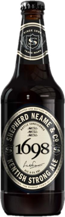 Actual product image Shepherd Neame spikes of citrus to a moreish strong ale,notes of liquorice, caramel and spicy orange. (8 x 50 cl)