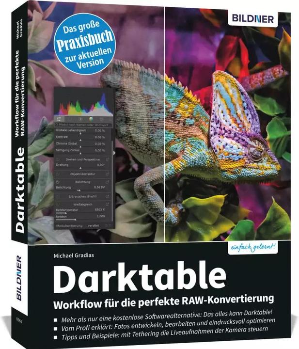 Actual product image Darktable - Workflow für die perfekte RAW-Konvertierung (German, Michael Gradias, 2022)