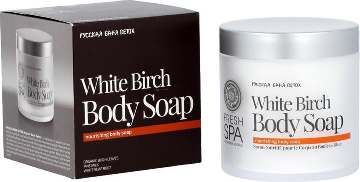 Produktbild Natura Siberica White Birch Body Soap Ruska Bania Detox (400 ml)