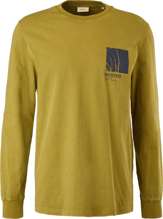 Produktbild s.Oliver T-Shirt Langarmshirt mit Print-Detail (S)