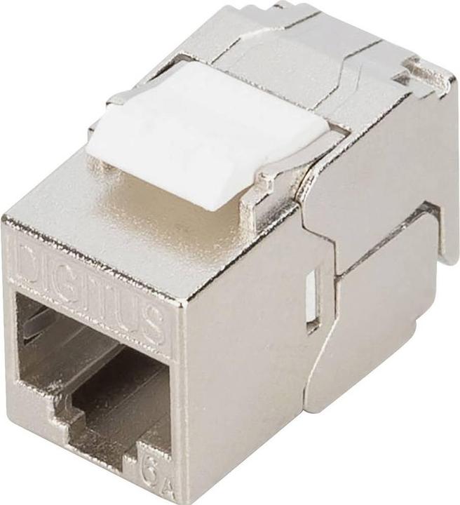 Actual product image Digitus CAT 6A compact keystone module, shielded, tool-free mounting connection. 8 pcs. (Keystone module)