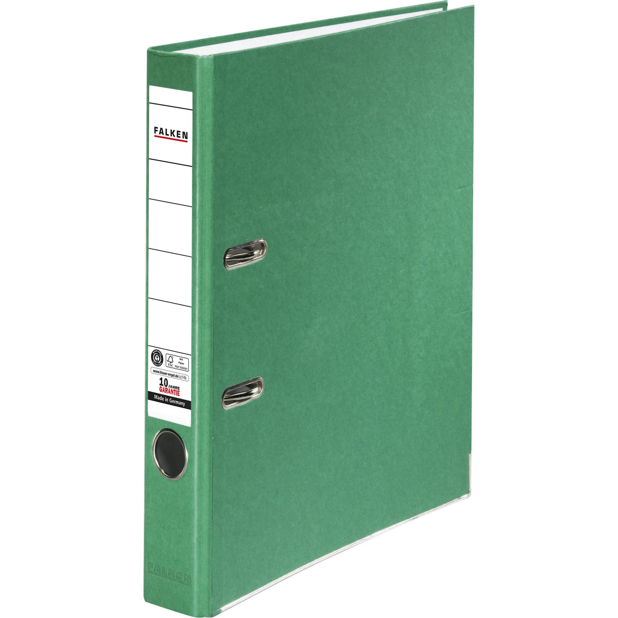Falken, Ordner, Ordner Recycolor Rückenbreite: 50 mm Verwendung für Papierformat: DIN A4 (A4, 50 mm, 1 x)