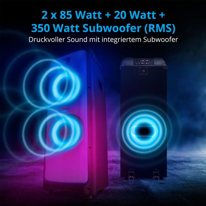 Actual product image Medion MD 44332 Party loudspeaker black