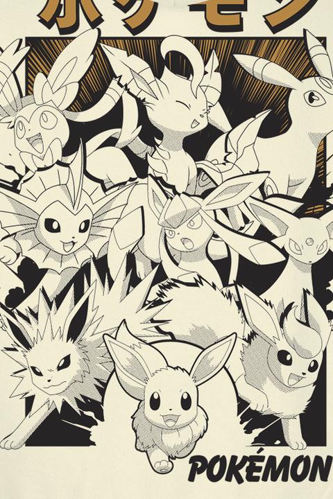 Produktbild Pokémon Evoli Evolutionen Katakana (XXL)