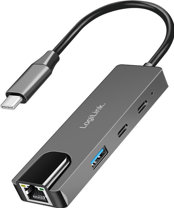 Produktbild LogiLink UA0432 (USB-C, 3 Ports)