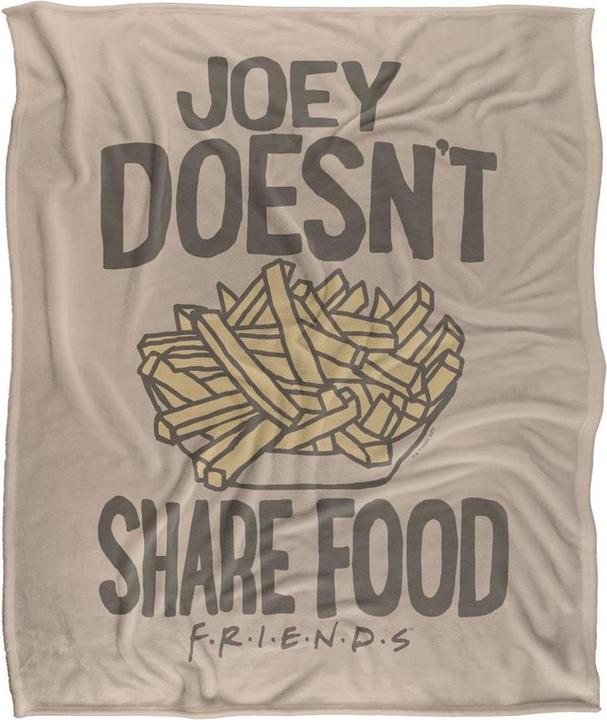 Immagine prodotto Friends Joey Doesnt Share Food Coperta (152 x 127 cm)