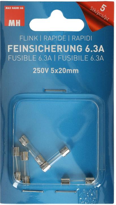 Max Hauri Fine-wire fuse Flink 6.3A 5 pcs. (6.30 A)