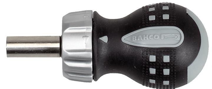 Actual product image Bahco 1/4" bit ratchet screwdriver, short version, 68 mm (1/4")