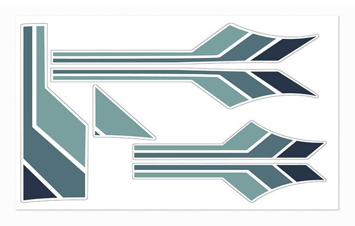 Actual product image Rc4Wd Toyota 82-83 Body Decals Grau, Aufklebertyp: Decal