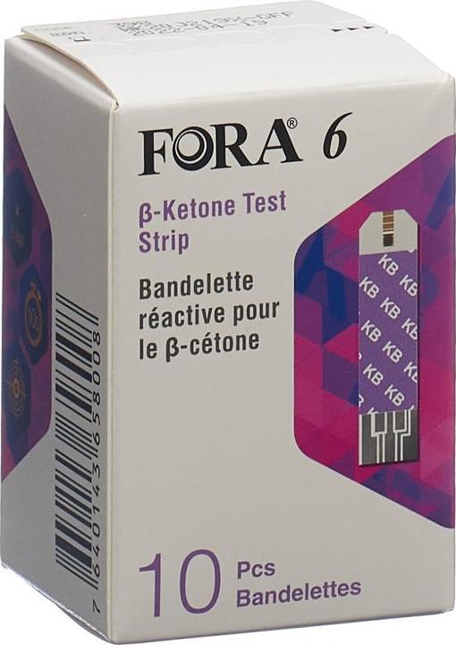 Produktbild Fora 6 β-Keton Teststreifen