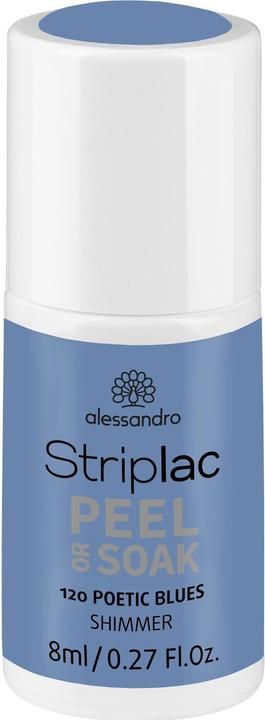 Produktbild Alessandro Striplac Peel or Soak Poetic Blues 8 ml (Poetic Blues, Abziehbarer Nagellack)
