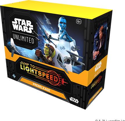 Immagine prodotto FFG Star Wars: Unbegrenzter Sprung zur Lichtgeschwindigkeit (Prerelease Box) (Inglese, Pacchetto Booster)