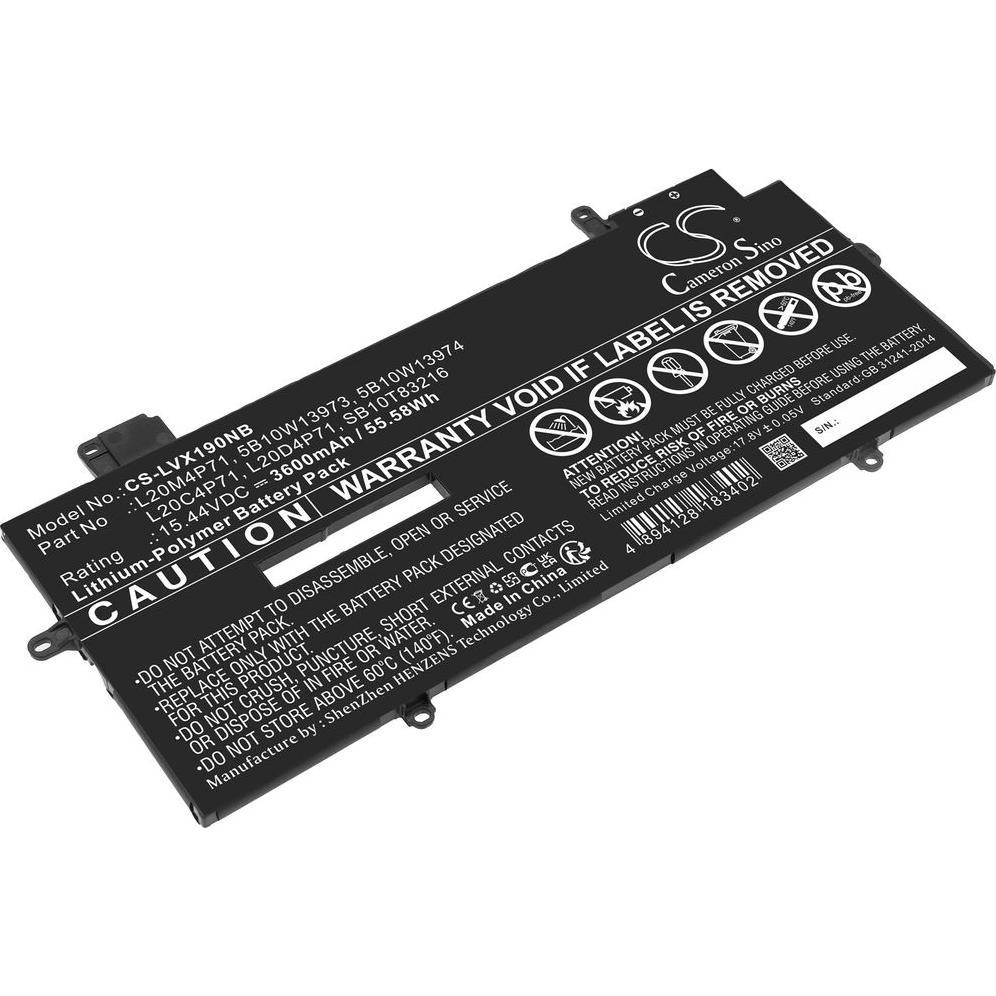 CS Cameron Sino Battery for Lenovo ThinkPad X1 Carbon Gen 9-20XW005JGM mfl, Batteria per notebook