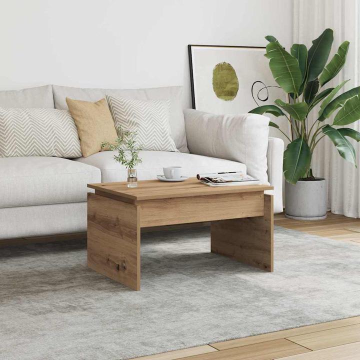 Produktbild VidaXL Couchtisch Artisan-Eiche 68x50x38 cm Holzwerkstoff (68 x 50 x 38 cm)