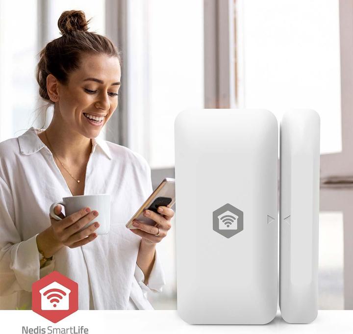 Actual product image Nedis SmartLife Tür-Fenster-Sensor | Zigbee 3.0 | Batteriebetrieben | Android™ / IOS | Weiss