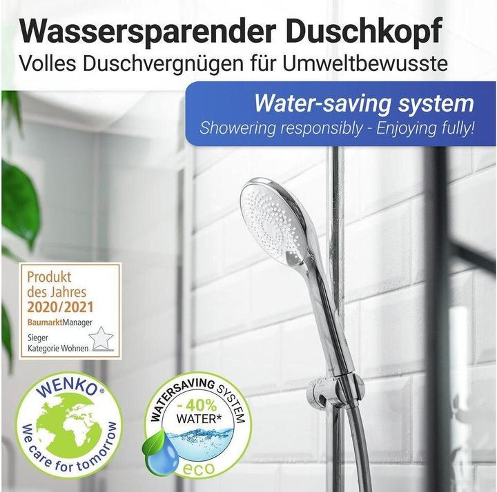 Produktbild Wenko Watersaving (5 Strahlarten, 8 l/min)