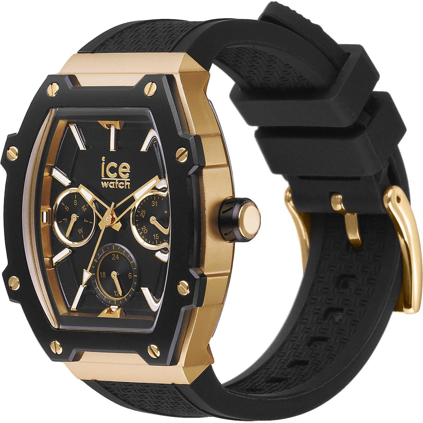 Thumbnail - ICE Watch, Armbanduhr, Ice Boliday Black Gold Small, Schwarz, (Analoguhr, 34.50 mm)