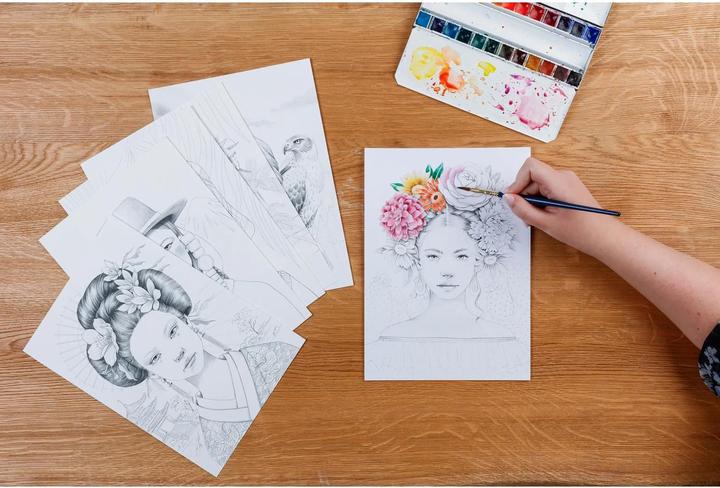 Produktbild Clairefontaine Zeichenblock (A4, Blanko)