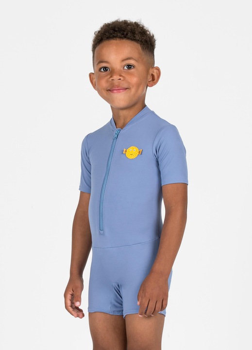 Produktbild Nabaiji Schwimmanzug Baby kurzarm kurze Beine - blau (80 C)