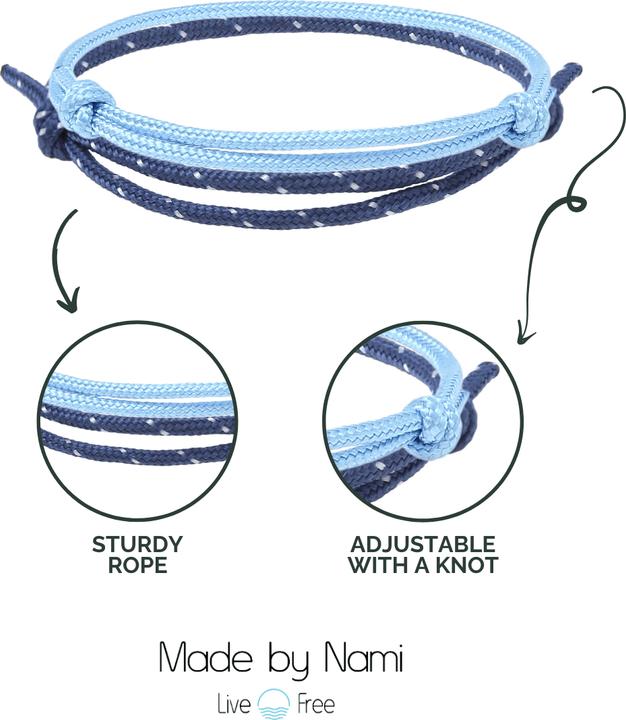 Immagine prodotto Made by Nami Surfer Armband Set (Corda da vela)