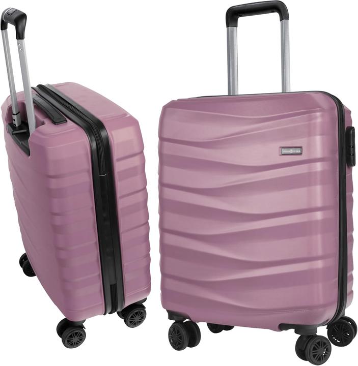Actual product image Hansekoffer Hartschalenkoffer mit Rollen und Zahlenschloss (105 l)