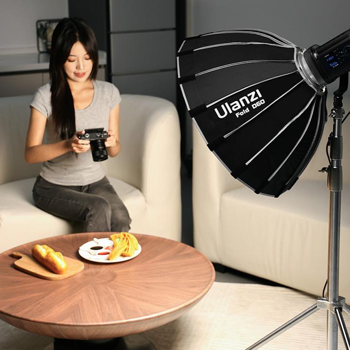 Productafbeelding Ulanzi LAS003 60cm Parabolische Softbox met Mini Bowensbevestiging (Softbox, 60 cm)