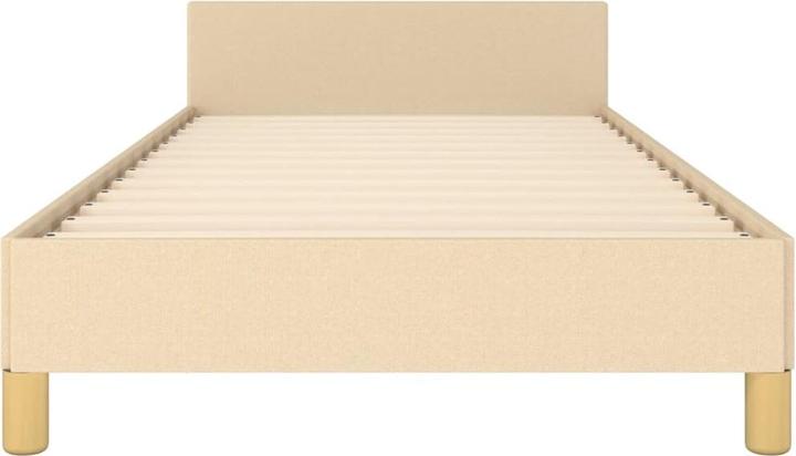 Actual product image vidaXL Bettgestell mit Kopfteil Stoff