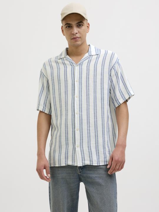 Image du produit Jack & Jones Jjeenzo Stripe Resort Shirt Ss Sn (M)